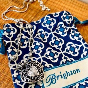 Brighton Silver Heart Pendant Necklace
